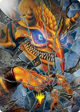 Image for Reflection of Kiki-Jiki Art Card (Gold-Stamped Signature) (64) (Art Series: Kamigawa: Neon Dynasty) - Magic: The Gathering