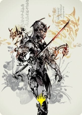 Image for Satoru Umezawa Art Card (73/81) (Gold-Stamped Signature) (73) (Art Series: Kamigawa: Neon Dynasty) - Magic: The Gathering