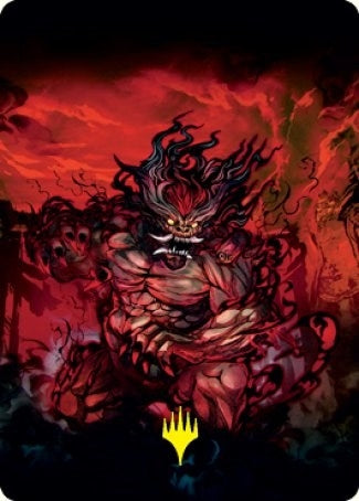 Image for Vessel of the All-Consuming Art Card (Gold-Stamped Signature) (77) (Art Series: Kamigawa: Neon Dynasty) - Magic: The Gathering