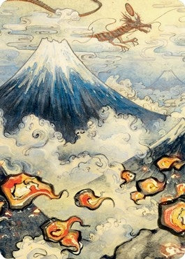Image for Mountain (299) Art Card (78) (Art Series: Kamigawa: Neon Dynasty) - Magic: The Gathering