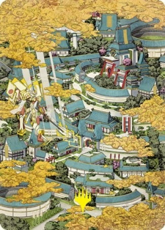 Image for Plains (294) Art Card (80/81) (Gold-Stamped Signature) (80) (Art Series: Kamigawa: Neon Dynasty) - Magic: The Gathering