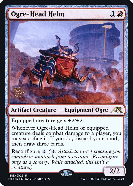 Image for Ogre-Head Helm (155) (Prerelease Cards) - Magic: The Gathering