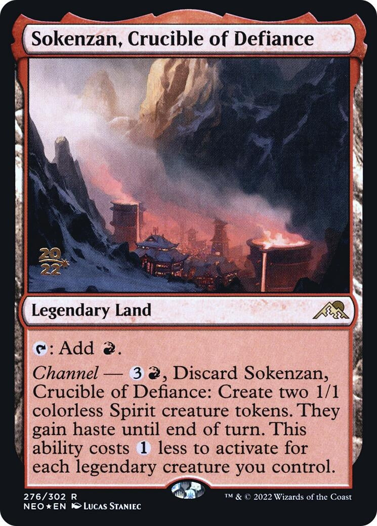 Image for Sokenzan, Crucible of Defiance (276) (Prerelease Cards) - Magic: The Gathering