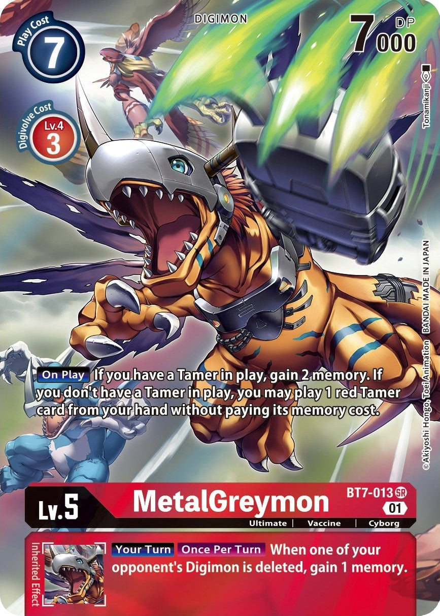Image for MetalGreymon (Alternate Art) (BT7-013 SR) (Next Adventure) - Digimon Card Game