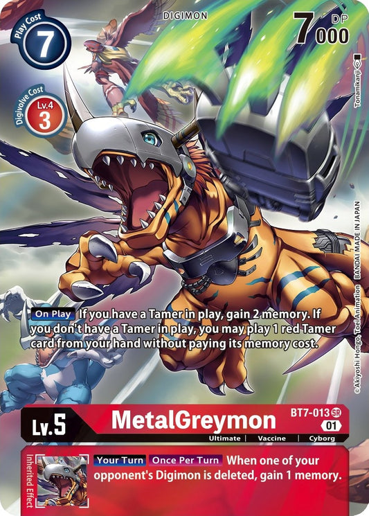 Image for MetalGreymon (Alternate Art) (BT7-013 SR) (Next Adventure) - Digimon Card Game