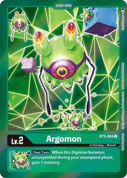 Image for Argomon - BT2-004 (Event Pack 2) (BT2-004 U) (Release Special Booster 1.0) - Digimon Card Game