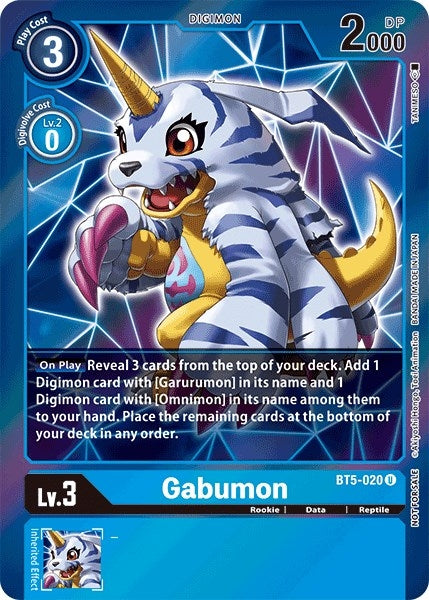 Image for Gabumon (Event Pack 2) (BT5-020 U) (Battle of Omni) - Digimon Card Game
