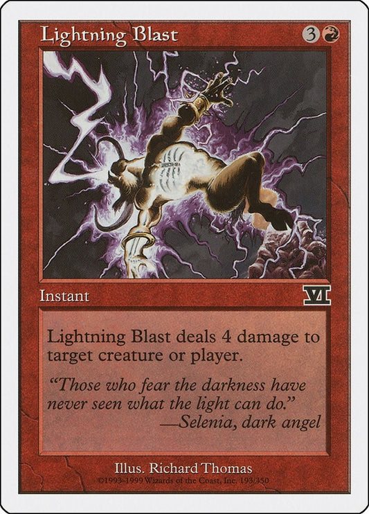 Image for Lightning Blast (193) (Classic Sixth Edition) - Magic: The Gathering
