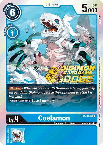 Image for Coelamon (Judge Pack 1) (BT5-026 C) (Battle of Omni) - Digimon Card Game