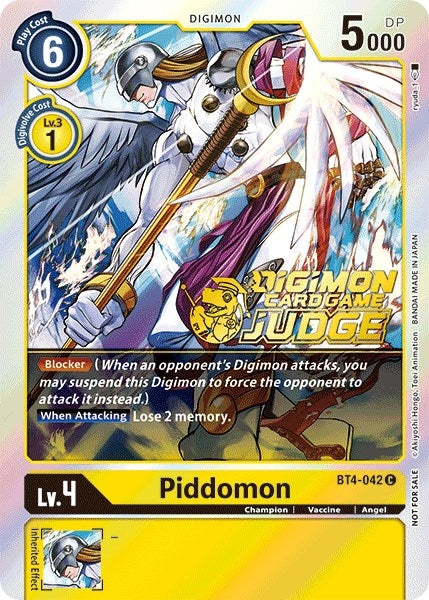 Image for Piddomon (Judge Pack 1) (BT4-042 C) (Great Legend) - Digimon Card Game