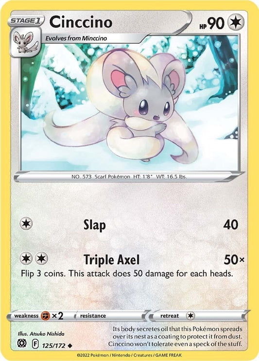 Image for Cinccino (125/172) (SWSH09: Brilliant Stars) - Pokemon