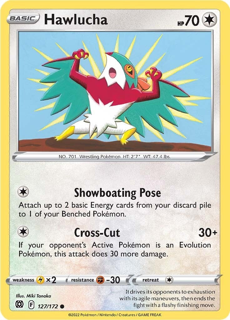 Image for Hawlucha (127/172) (SWSH09: Brilliant Stars) - Pokemon