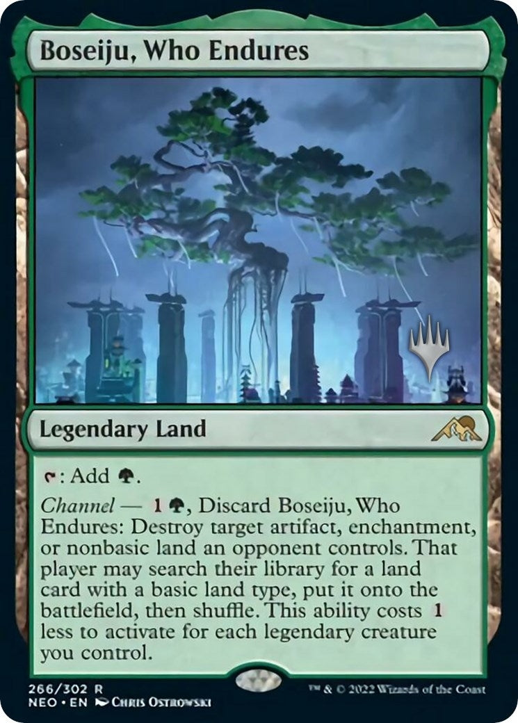Image for Boseiju, Who Endures (266) (Promo Pack: Kamigawa: Neon Dynasty) - Magic: The Gathering