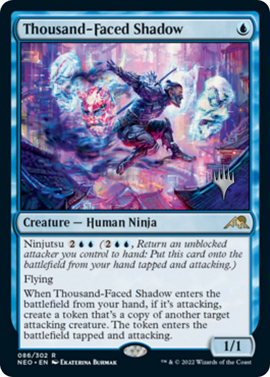 Image for Thousand-Faced Shadow (86) (Promo Pack: Kamigawa: Neon Dynasty) - Magic: The Gathering
