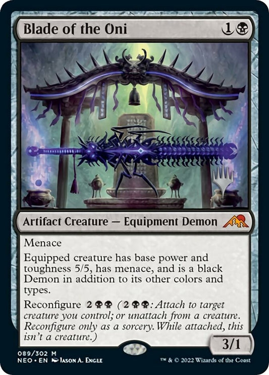 Image for Blade of the Oni (89) (Promo Pack: Kamigawa: Neon Dynasty) - Magic: The Gathering