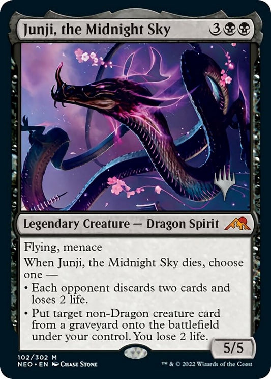 Image for Junji, the Midnight Sky (102) (Promo Pack: Kamigawa: Neon Dynasty) - Magic: The Gathering