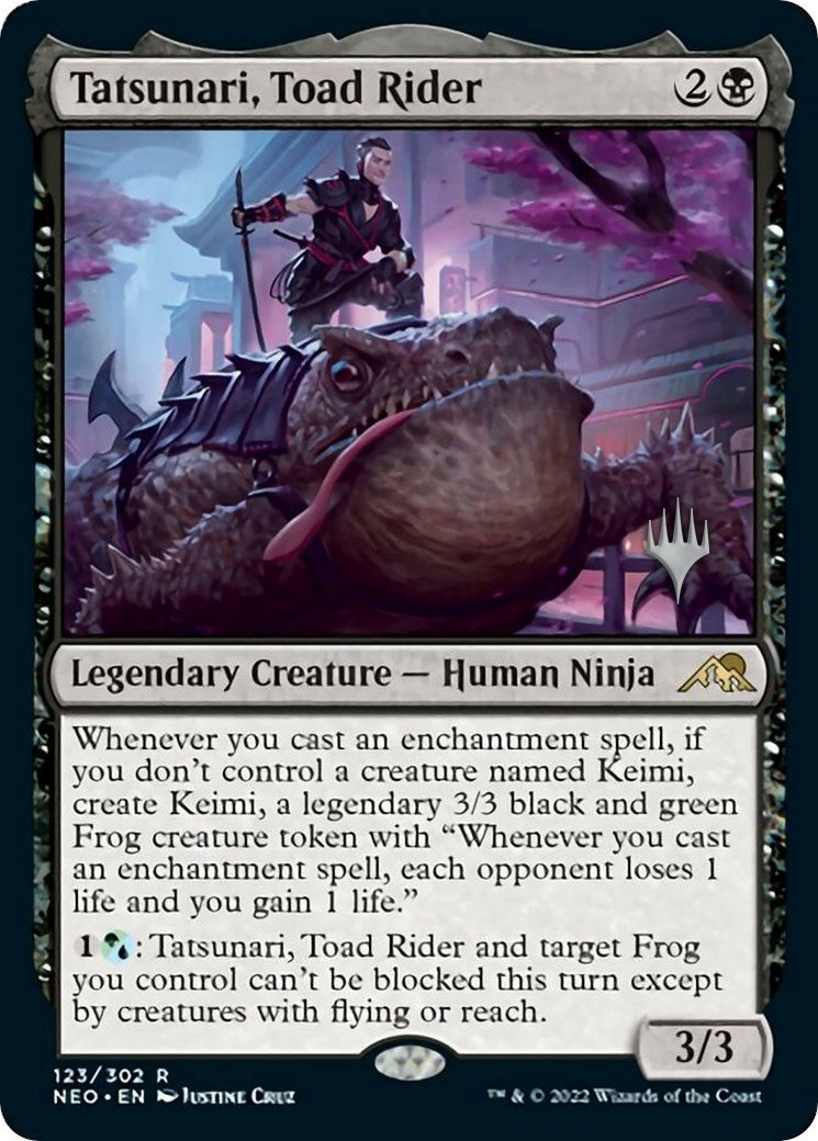 Image for Tatsunari, Toad Rider (123) (Promo Pack: Kamigawa: Neon Dynasty) - Magic: The Gathering