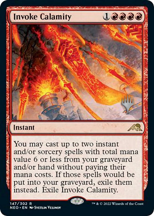 Image for Invoke Calamity (147) (Promo Pack: Kamigawa: Neon Dynasty) - Magic: The Gathering