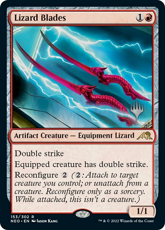 Image for Lizard Blades (153) (Promo Pack: Kamigawa: Neon Dynasty) - Magic: The Gathering