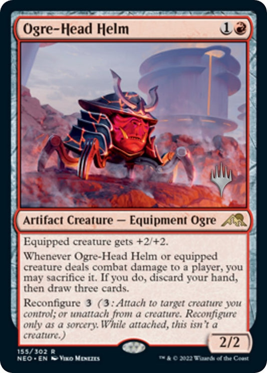 Image for Ogre-Head Helm (155) (Promo Pack: Kamigawa: Neon Dynasty) - Magic: The Gathering