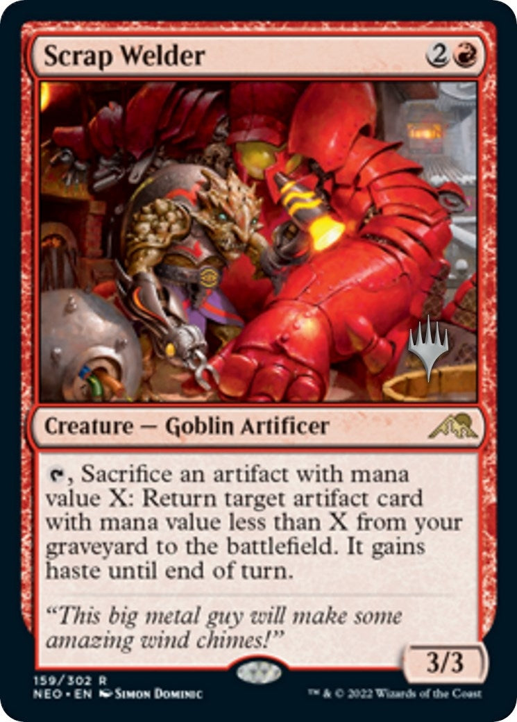 Image for Scrap Welder (159) (Promo Pack: Kamigawa: Neon Dynasty) - Magic: The Gathering
