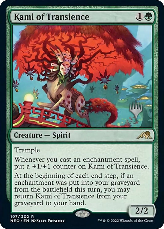 Image for Kami of Transience (197) (Promo Pack: Kamigawa: Neon Dynasty) - Magic: The Gathering