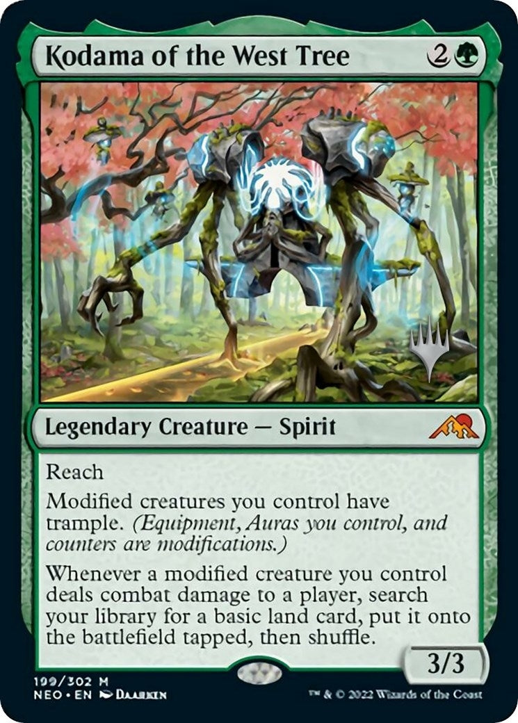 Image for Kodama of the West Tree (199) (Promo Pack: Kamigawa: Neon Dynasty) - Magic: The Gathering