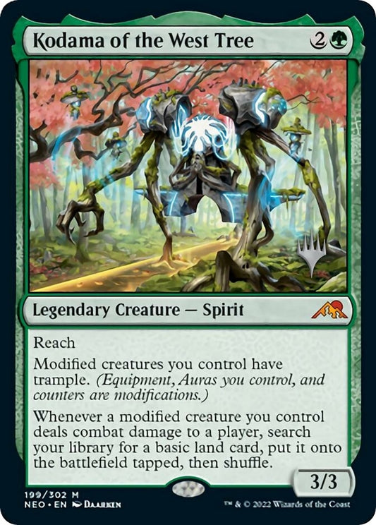Image for Kodama of the West Tree (199) (Promo Pack: Kamigawa: Neon Dynasty) - Magic: The Gathering