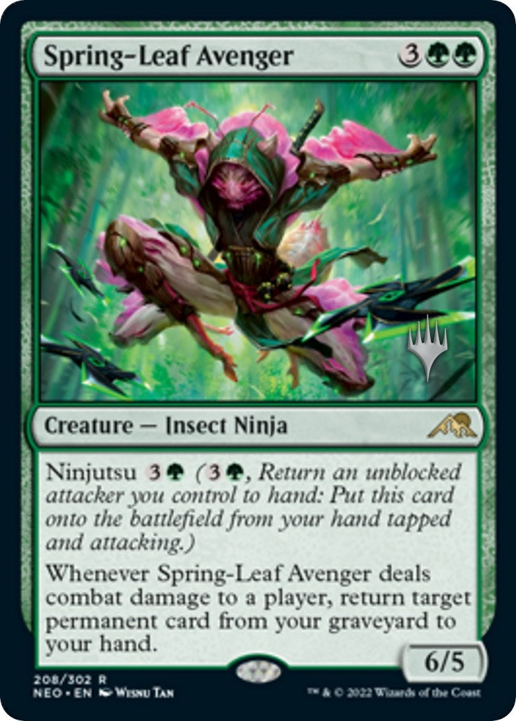 Image for Spring-Leaf Avenger (208) (Promo Pack: Kamigawa: Neon Dynasty) - Magic: The Gathering