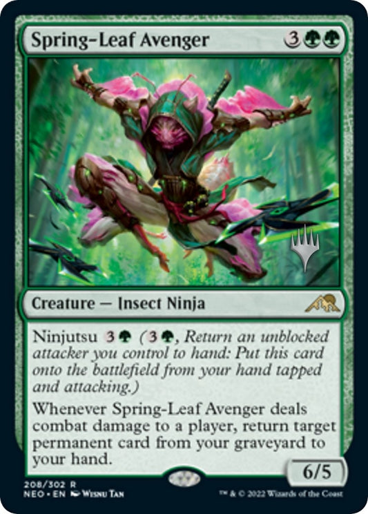 Image for Spring-Leaf Avenger (208) (Promo Pack: Kamigawa: Neon Dynasty) - Magic: The Gathering