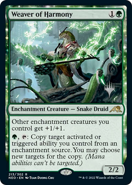 Image for Weaver of Harmony (213) (Promo Pack: Kamigawa: Neon Dynasty) - Magic: The Gathering