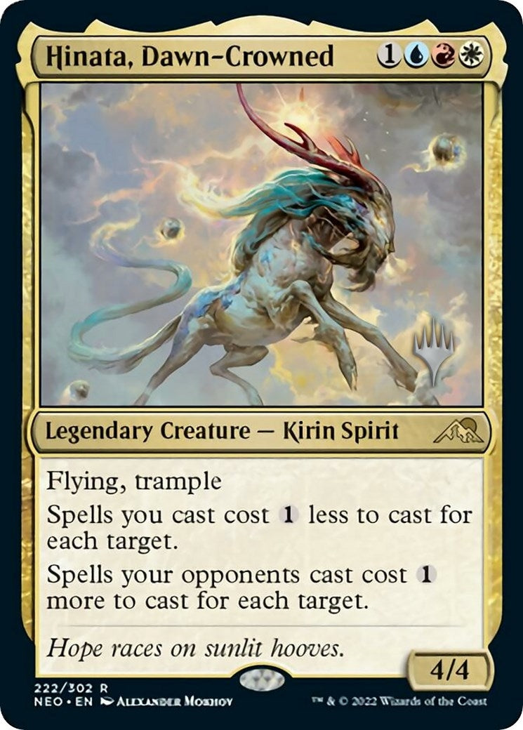 Image for Hinata, Dawn-Crowned (222) (Promo Pack: Kamigawa: Neon Dynasty) - Magic: The Gathering