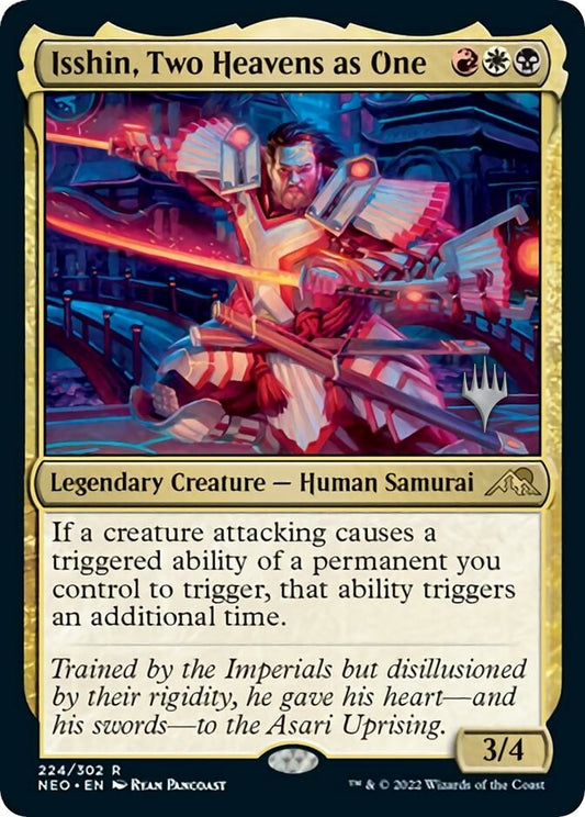 Image for Isshin, Two Heavens as One (224) (Promo Pack: Kamigawa: Neon Dynasty) - Magic: The Gathering