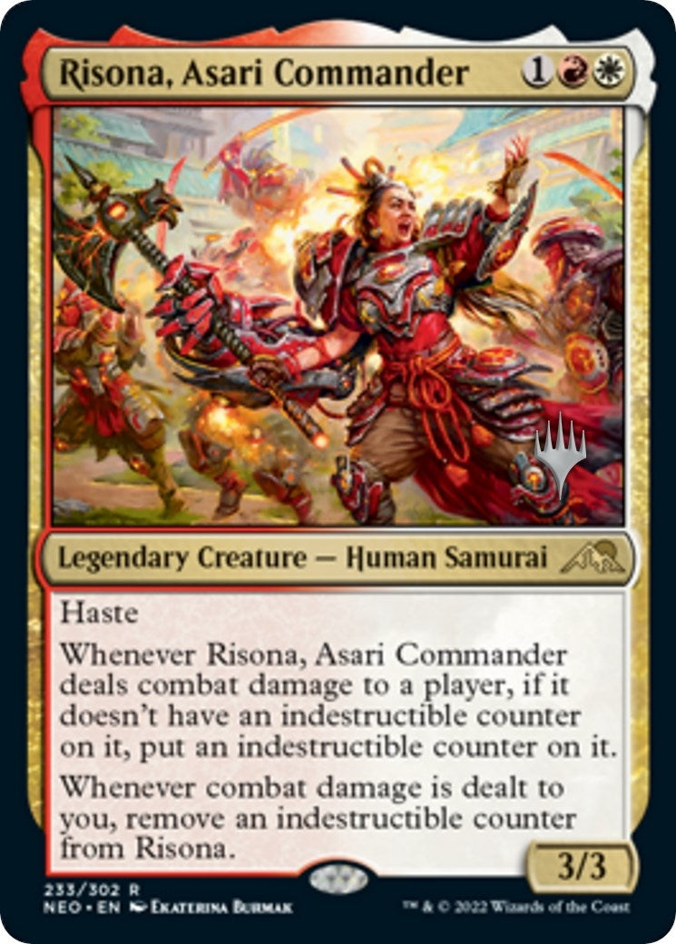 Image for Risona, Asari Commander (233) (Promo Pack: Kamigawa: Neon Dynasty) - Magic: The Gathering