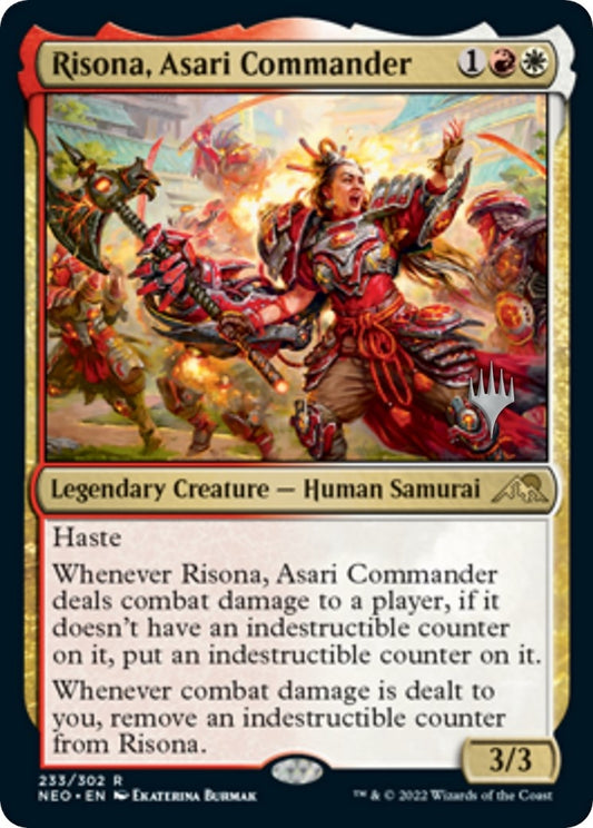 Image for Risona, Asari Commander (233) (Promo Pack: Kamigawa: Neon Dynasty) - Magic: The Gathering