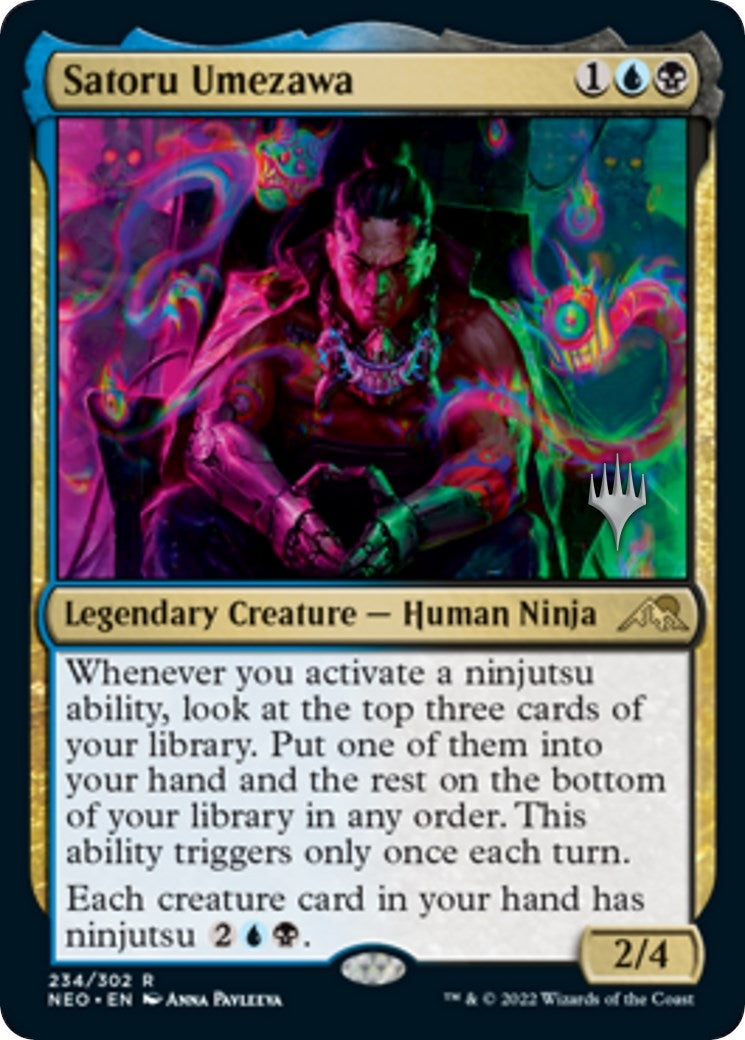 Image for Satoru Umezawa (234) (Promo Pack: Kamigawa: Neon Dynasty) - Magic: The Gathering