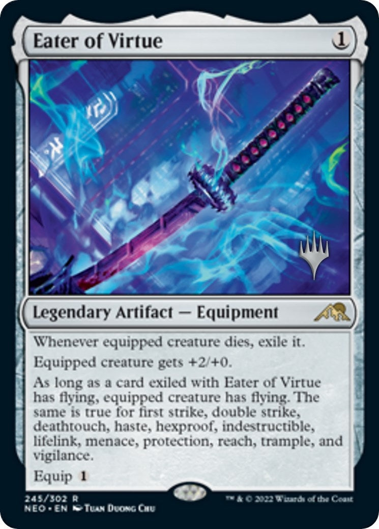 Image for Eater of Virtue (245) (Promo Pack: Kamigawa: Neon Dynasty) - Magic: The Gathering