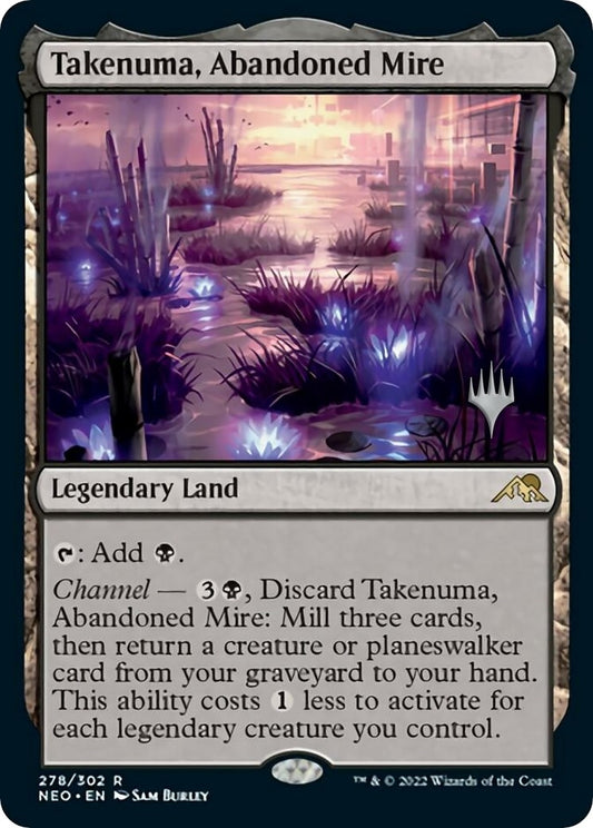 Image for Takenuma, Abandoned Mire (278) (Promo Pack: Kamigawa: Neon Dynasty) - Magic: The Gathering