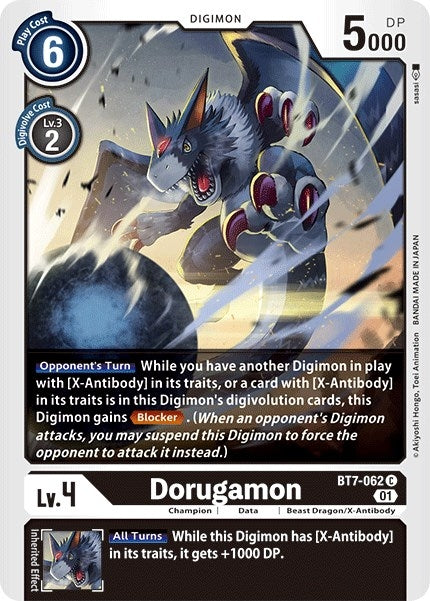 Image for Dorugamon (BT7-062 C) (Next Adventure) - Digimon Card Game
