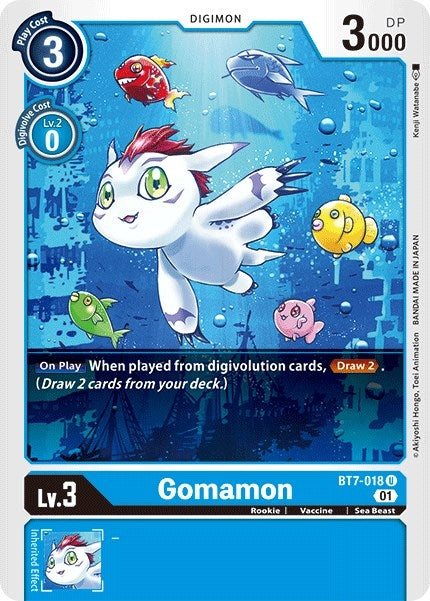 Image for Gomamon (BT7-018 U) (Next Adventure) - Digimon Card Game