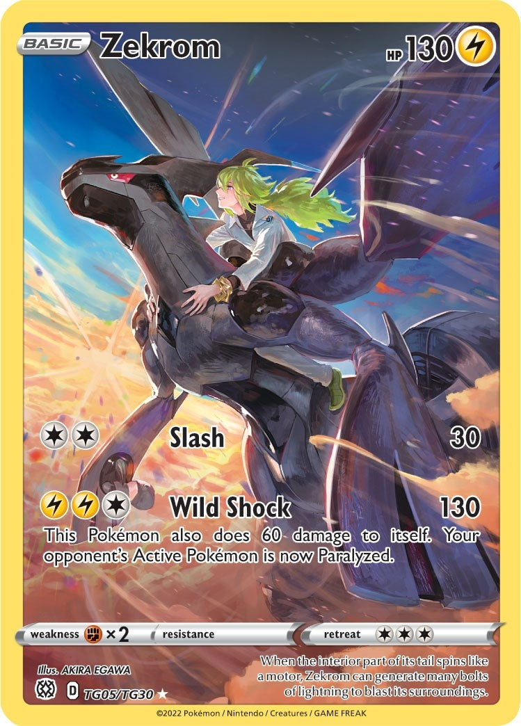 Image for Zekrom (TG05/TG30) (SWSH09: Brilliant Stars Trainer Gallery) - Pokemon