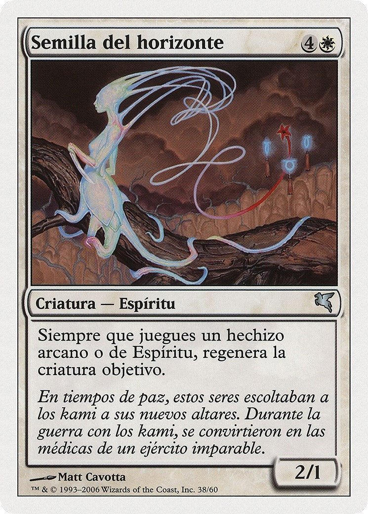 Image for Horizon Seed (Spanish) - "Semilla del horizonte" (C38) (Magic Encyclopedia 2005 (Salvat/Hachette)) - Magic: The Gathering