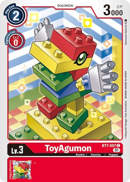 Image for ToyAgumon (BT7-007 C) (Next Adventure) - Digimon Card Game