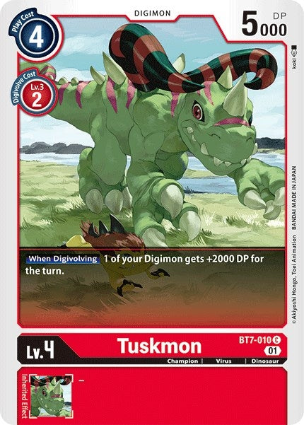 Image for Tuskmon (BT7-010 C) (Next Adventure) - Digimon Card Game