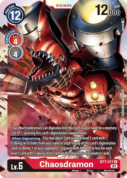 Image for Chaosdramon (BT7-017 R) (Next Adventure) - Digimon Card Game