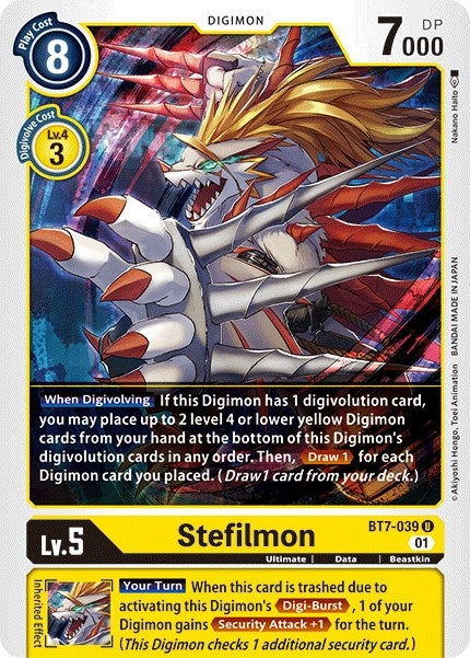 Image for Stefilmon (BT7-039 U) (Next Adventure) - Digimon Card Game