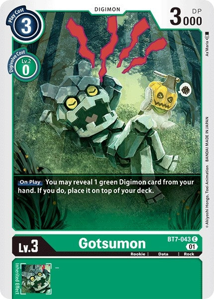Image for Gotsumon (BT7-043 C) (Next Adventure) - Digimon Card Game