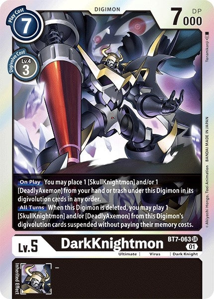 Image for DarkKnightmon (BT7-063 SR) (Next Adventure) - Digimon Card Game