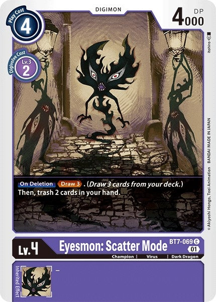 Image for Eyesmon: Scatter Mode (BT7-069 C) (Next Adventure) - Digimon Card Game
