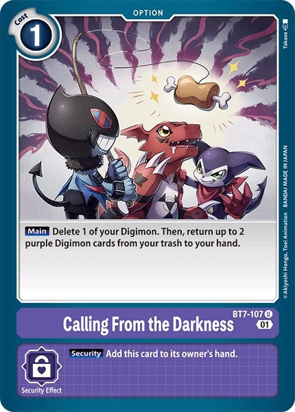 Image for Calling From the Darkness (BT7-107 U) (Next Adventure) - Digimon Card Game